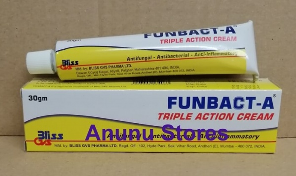 FUNBACT A Triple Action Cream - 30g